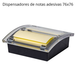 Suportes dispensadores para notas adesivas 76x76 zig-zag
