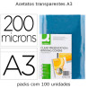 Acetatos de encadernação A3 - 200 microns