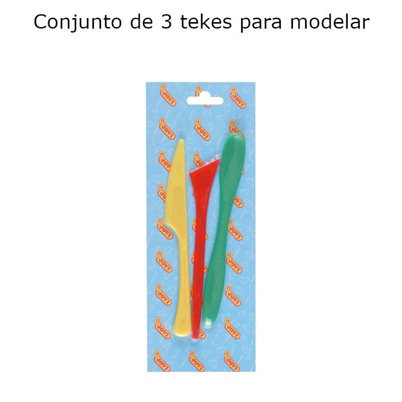 Tekes em plástico  para modelar