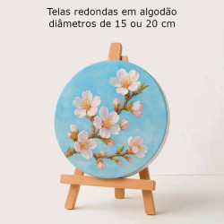 Telas de Pintura Redondas LIDERPAPEL