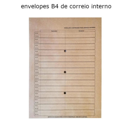 Envelopes Saco Correio Interno