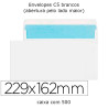 Envelopes C5 brancos 162x229 mm caixa de 500 unidades
