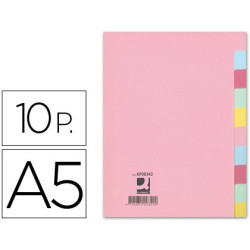 Separadores A5 em cartolina