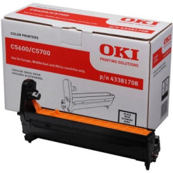 Drum OKI preto para C5600n, C5600dn, C5700n, C5700dn