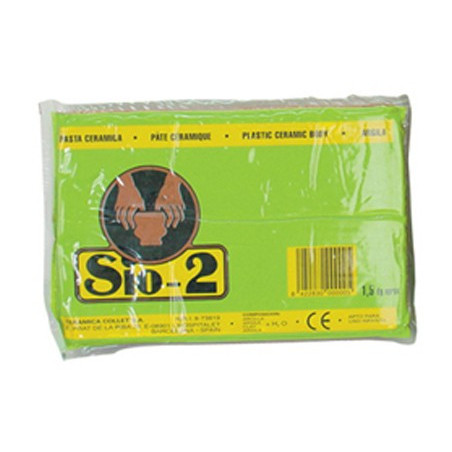 Barro (argila) para modelar 1,5 Kg.