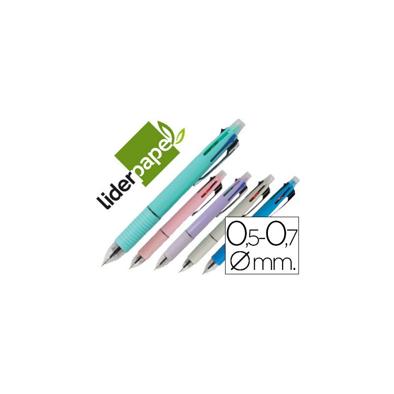 Esferográficas multifunções 5 em 1