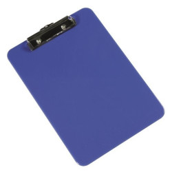 Porta notas A4 azuis com mola superior