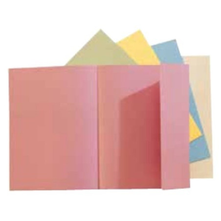 Classificadores de cartolina colorida A4 com aba