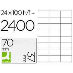 Etiquetas adesivas 70x37mm