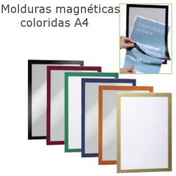 Molduras magnéticas porta anuncios A4 Q-connect