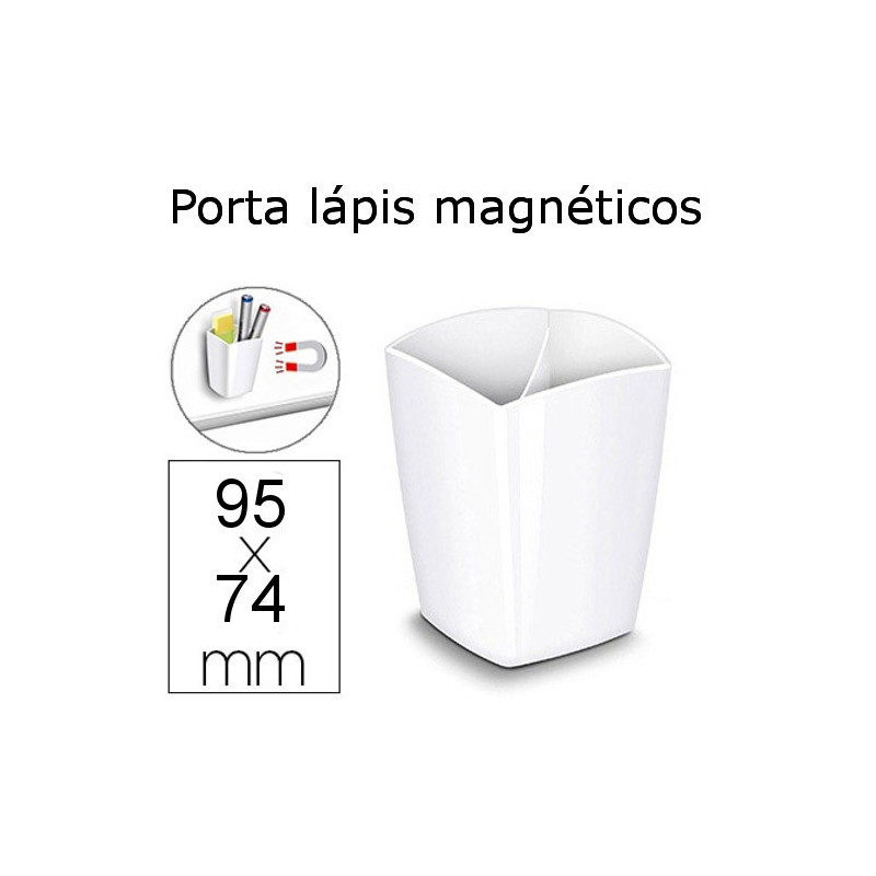 Porta Lápis magnéticos brancos