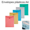 Envelopes saco plásticos coloridos A4