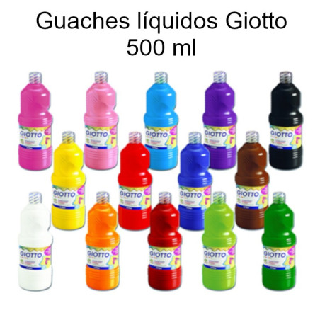 Guaches líquidos Giotto 500ml