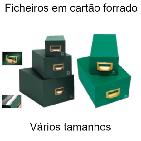 Ficheiros em cartão forrado