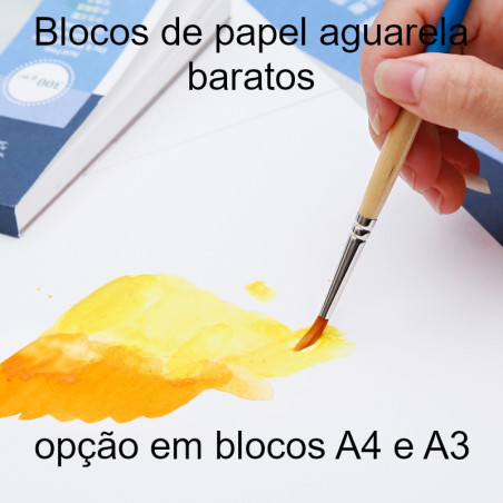 Blocos de papel aguarela baratos