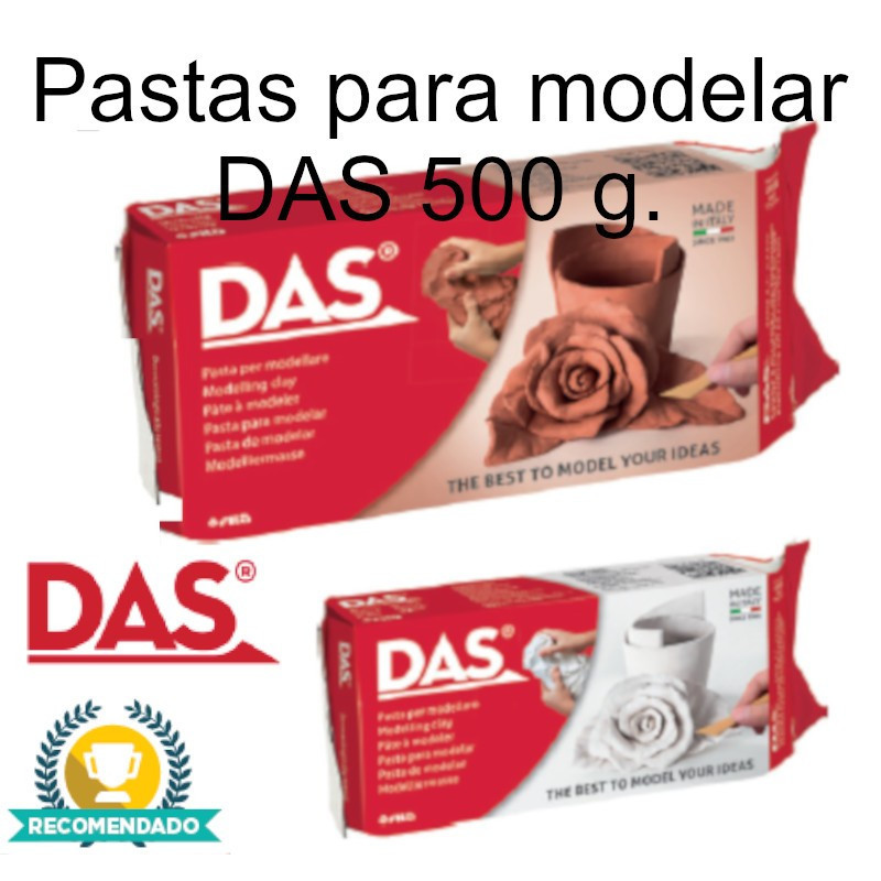 Pastas para modelar DAS 500 g.