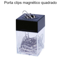 Porta clips magnético quadrado