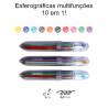 Esferográficas multifunções 10 em 1