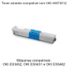 Toner amarelo compatível com OKI 44973509