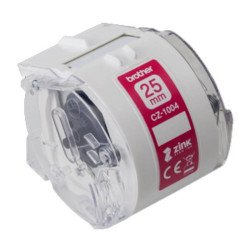 Rolos de fita adesiva contínua 25 mm x 5 m Brother CZ-1004