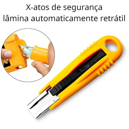 X-atos de segurança automaticamente retráteis