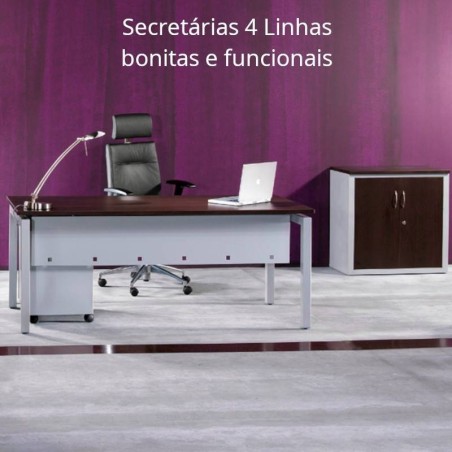 Secretárias para escritório 4 Linhas