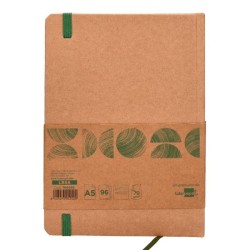 Cadernos A5 pautados 100% reciclados Eco use
