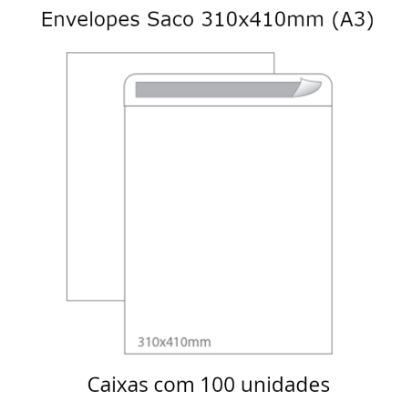 Envelopes Saco 310x410mm (A3)