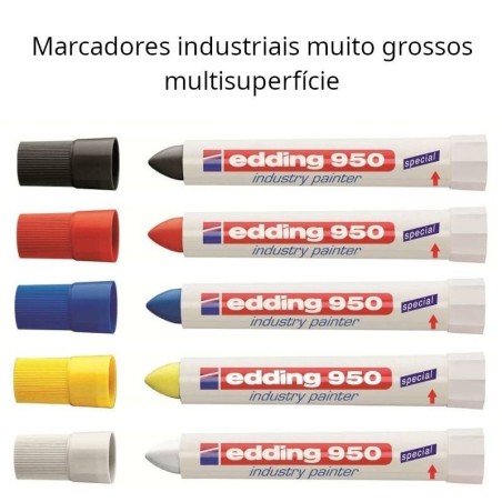 Marcadores industriais Edding 950