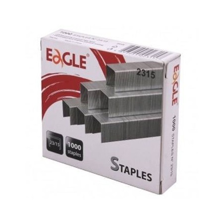 Caixas com 1000 agrafos 23/15 Eagle