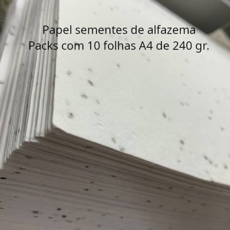 Papel A4 sementes de Alfazema