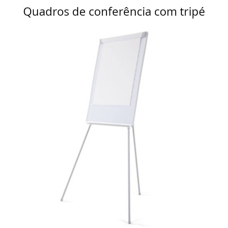 Quadros de conferência flip chart com tripé