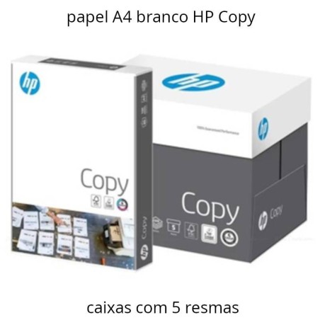 Papel de fotocópia A4 branco HP Copy