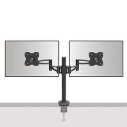 Suportes de mesa para dois monitores