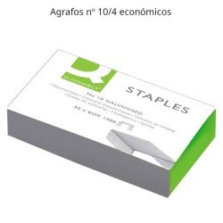 Agrafos nº 10/4 Q.Connect caixas com 1000
