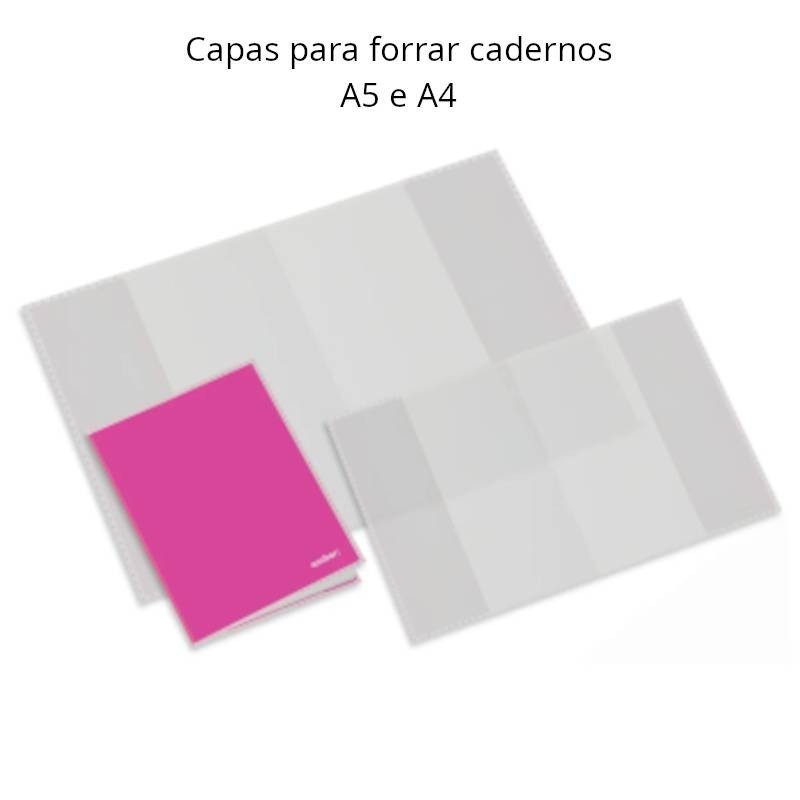 Capas para forrar cadernos