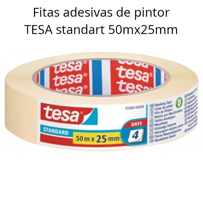 Fitas adesivas de pintor TESA 50mx25mm