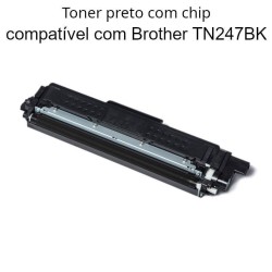 Toner com chip compatível com Brother TN-247BK preto
