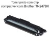 Toner com chip compatível com Brother TN-247BK preto