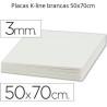 Cartão K-line branco 50 x 70cm espessura de 3mm