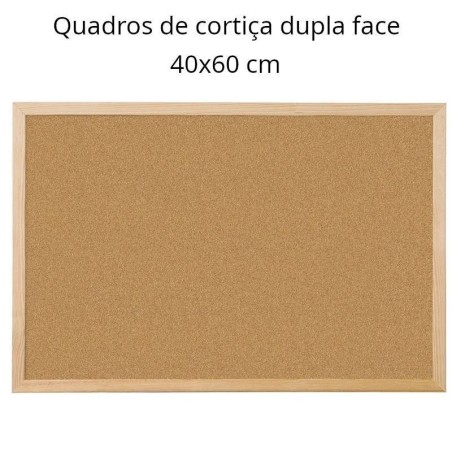 Quadros de cortiça 60x40 cm