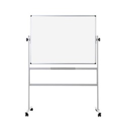Quadros brancos giratórios com rodas 120x90