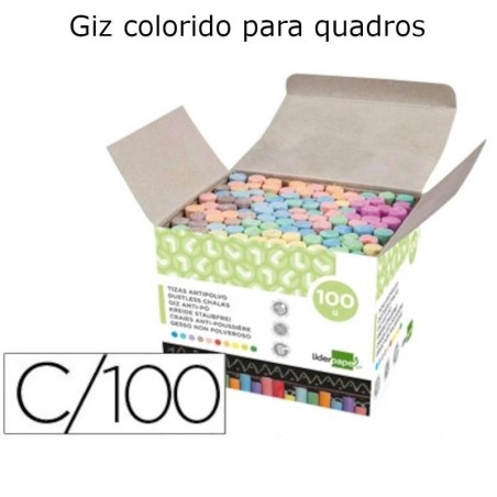 Giz colorido para quadros