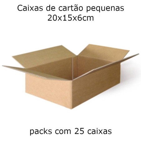 Caixas de cartão pequenas 200x150x060mm