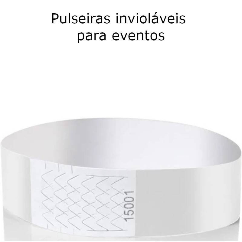 Pulseiras para eventos