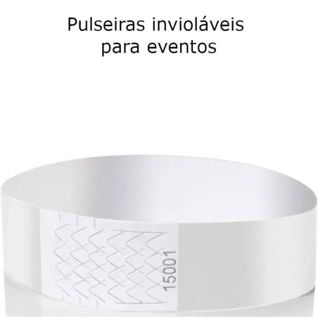Pulseiras para eventos