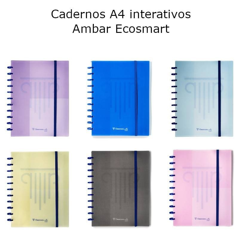 Cadernos interativos A4 Ambar EcoSmart
