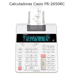 Calculadoras de secretária Casio FR2650RC com Impressora