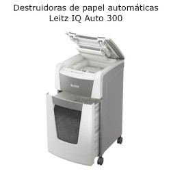 Destruidoras de papel Leitz IQ Auto 300