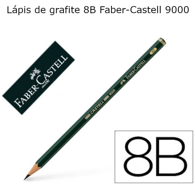 Lápis de grafite 8B Faber-Castell 9000